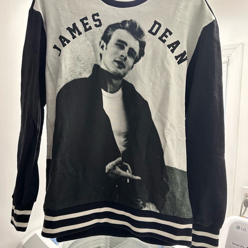 Dolce & Gabbana Black and White James Dean Sweatshirt